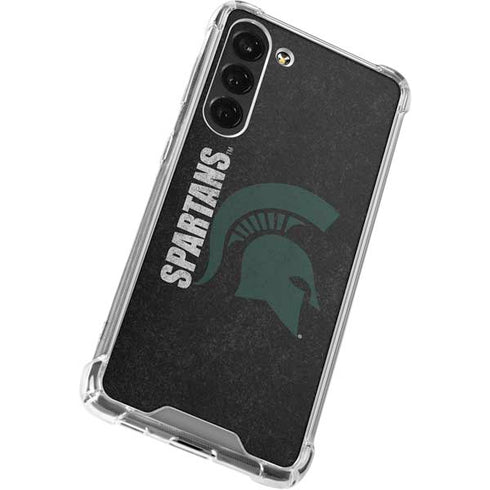 Michigan State University Bold Spartans Logo Galaxy S24 FE Clear Case